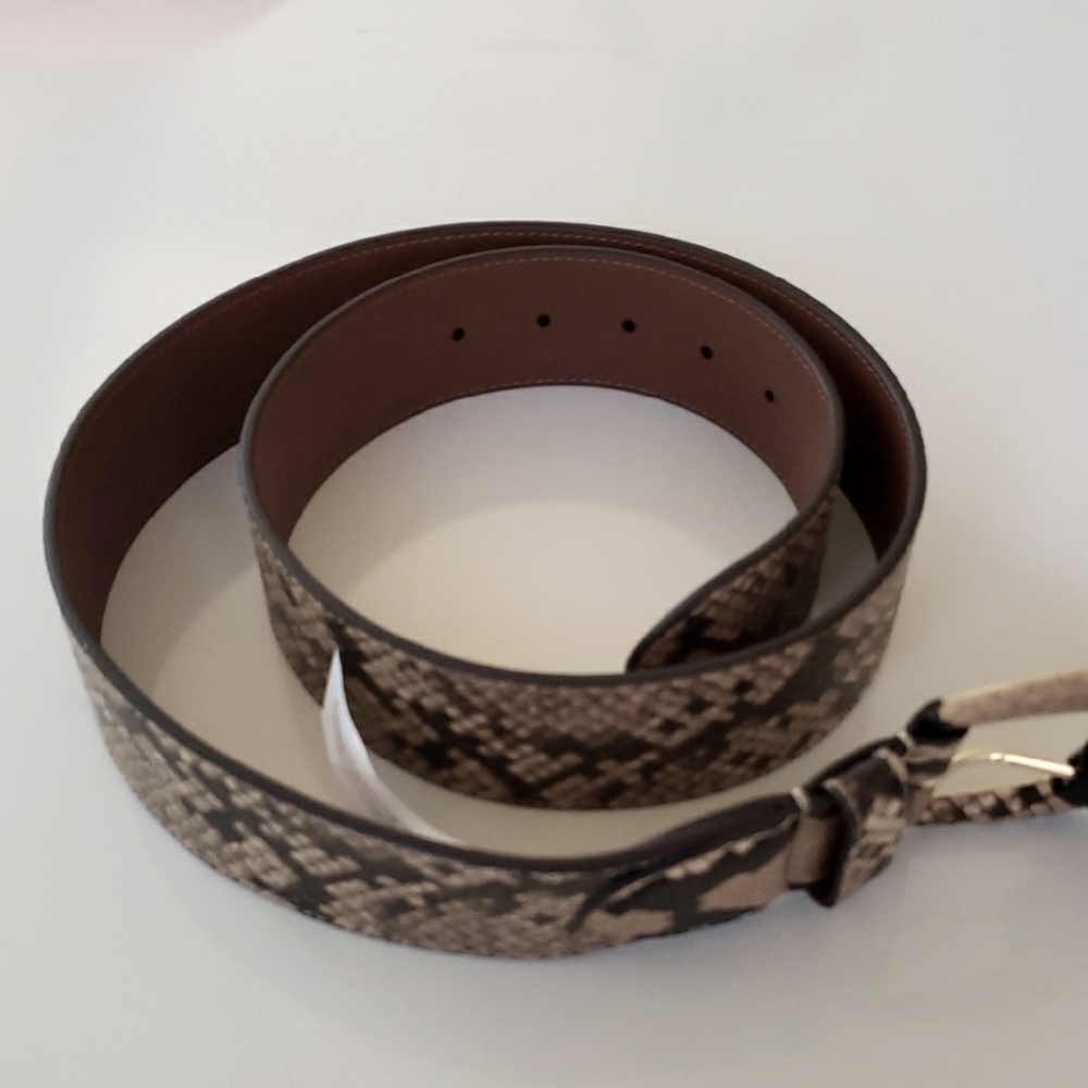 Lauren Ralph Lauren Stylish Tan and Brown‎ Belt. Size M. NWT.